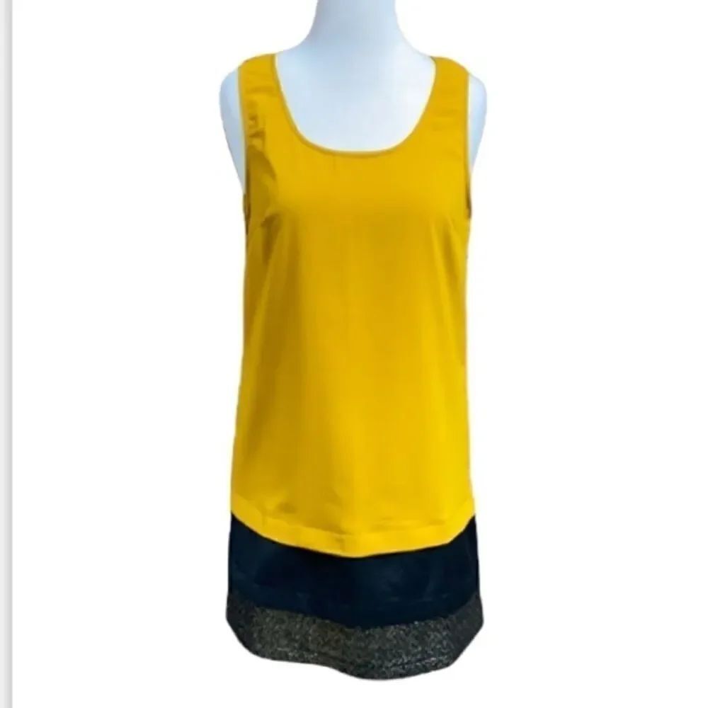 Blu Pepper Mustard Tank dress Size Small